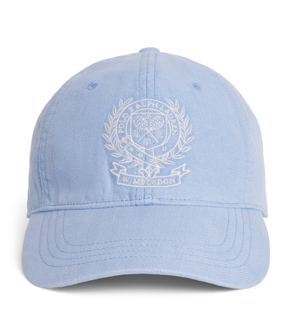 Polo Ralph Lauren x Wimbledon Linen Logo Cap Light Blue X