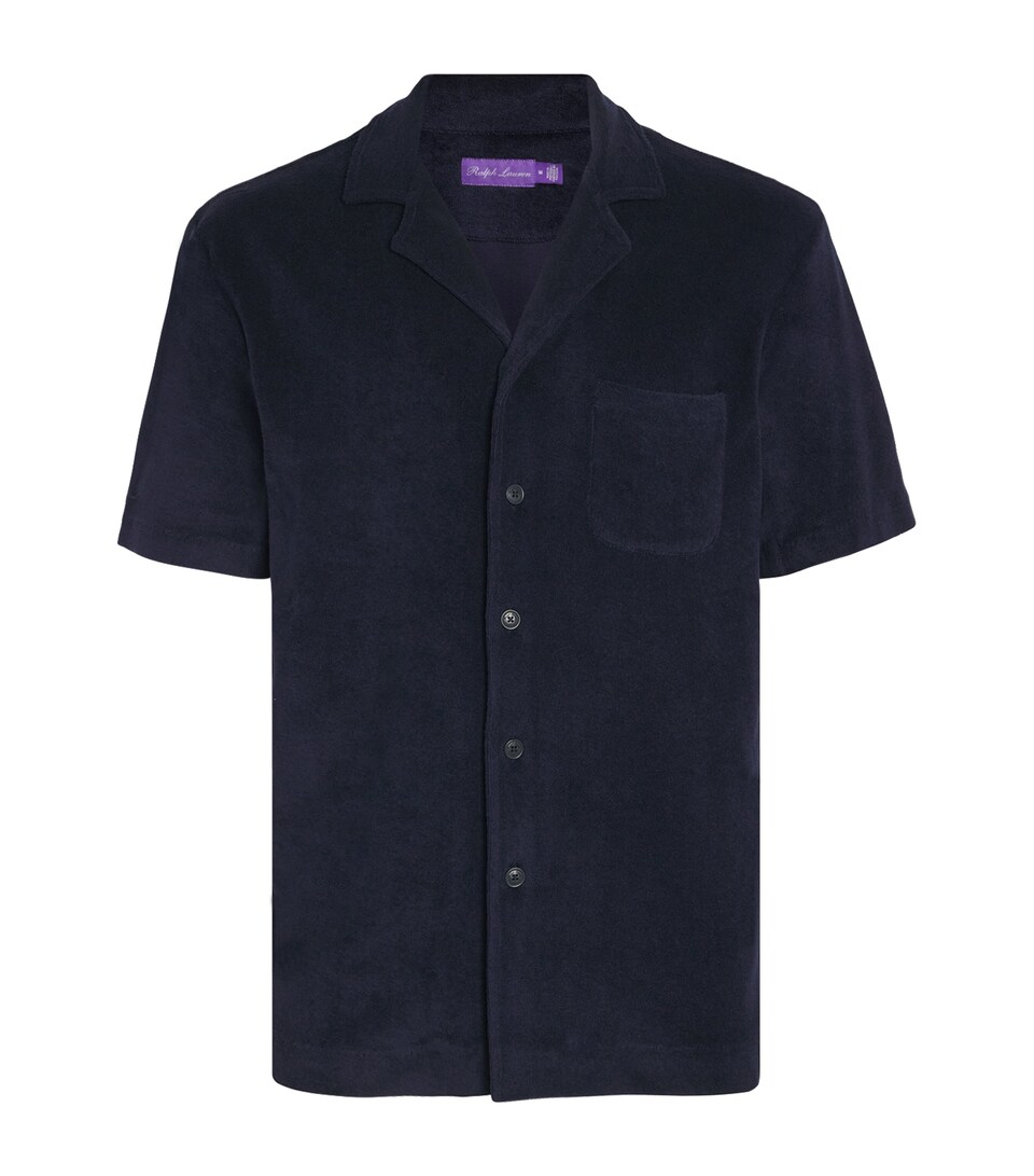 Cotton-Blend Textured Shirt