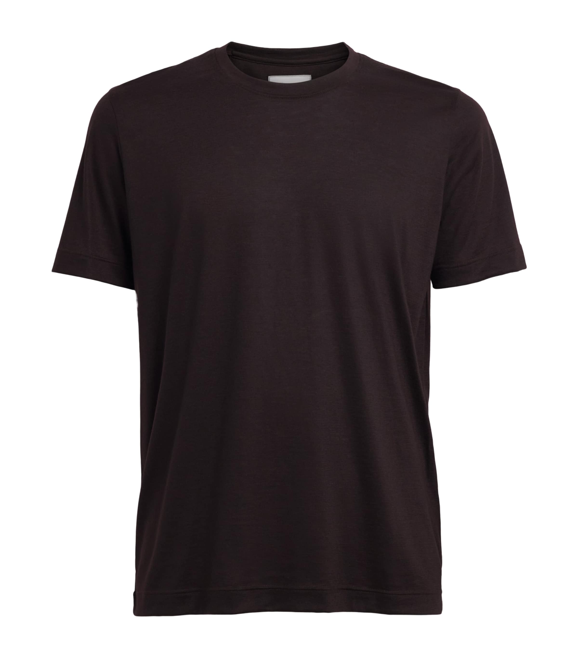 Marco Pescarolo Womens Cashmere T-Shirt Burgundy