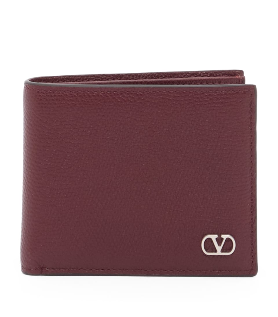 Leather VLogo Signature Wallet