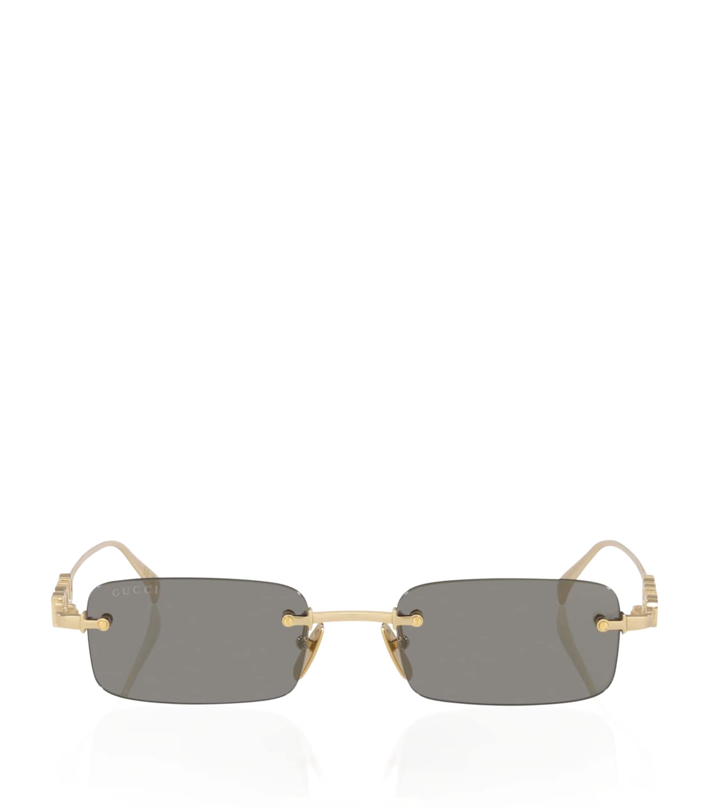 Gucci Metal Rectangular Sunglasses
