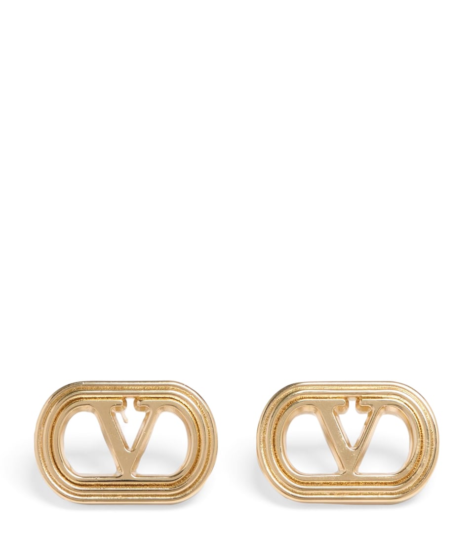 VLogo Stud Earrings