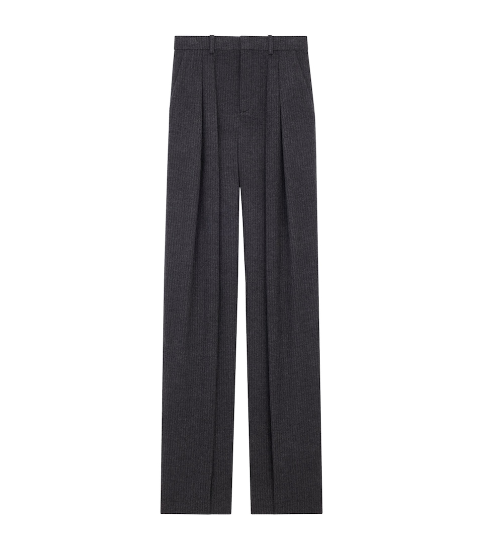 Wool-Cashmere Trousers