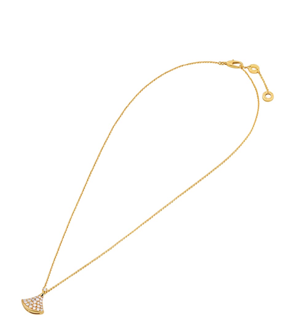 Bvlgari Yellow Gold and Diamond Divas' Dream Necklace Yellow Gold