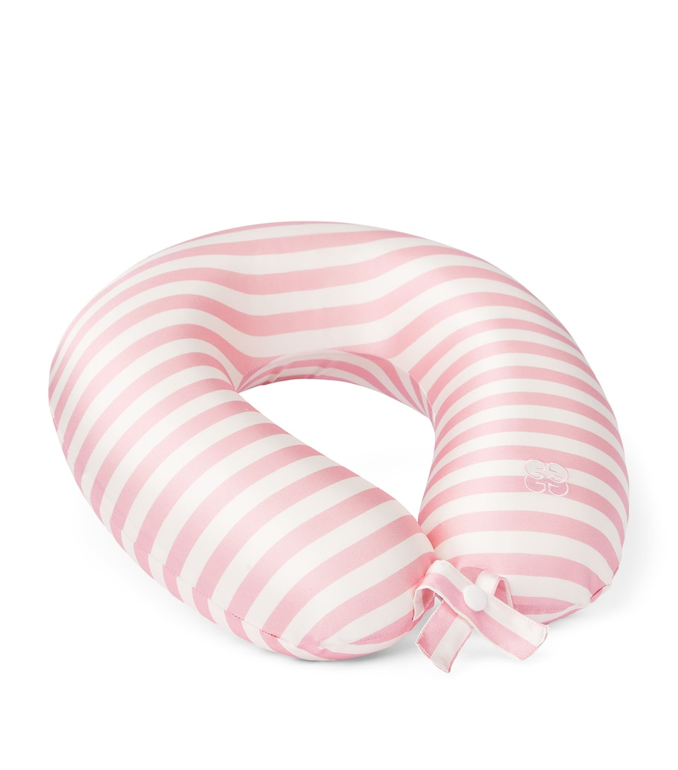 Mulberry Silk-Memory Foam Neck Travel Pillow (30cm x 30cm)
