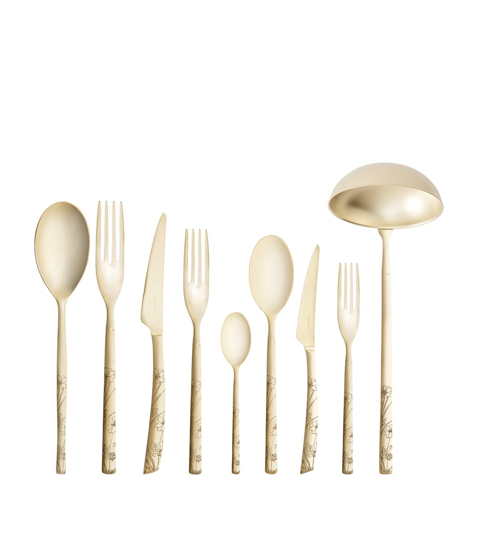 Portofino Lady Champagne Stainless Steel 24-Piece Cutlery Set