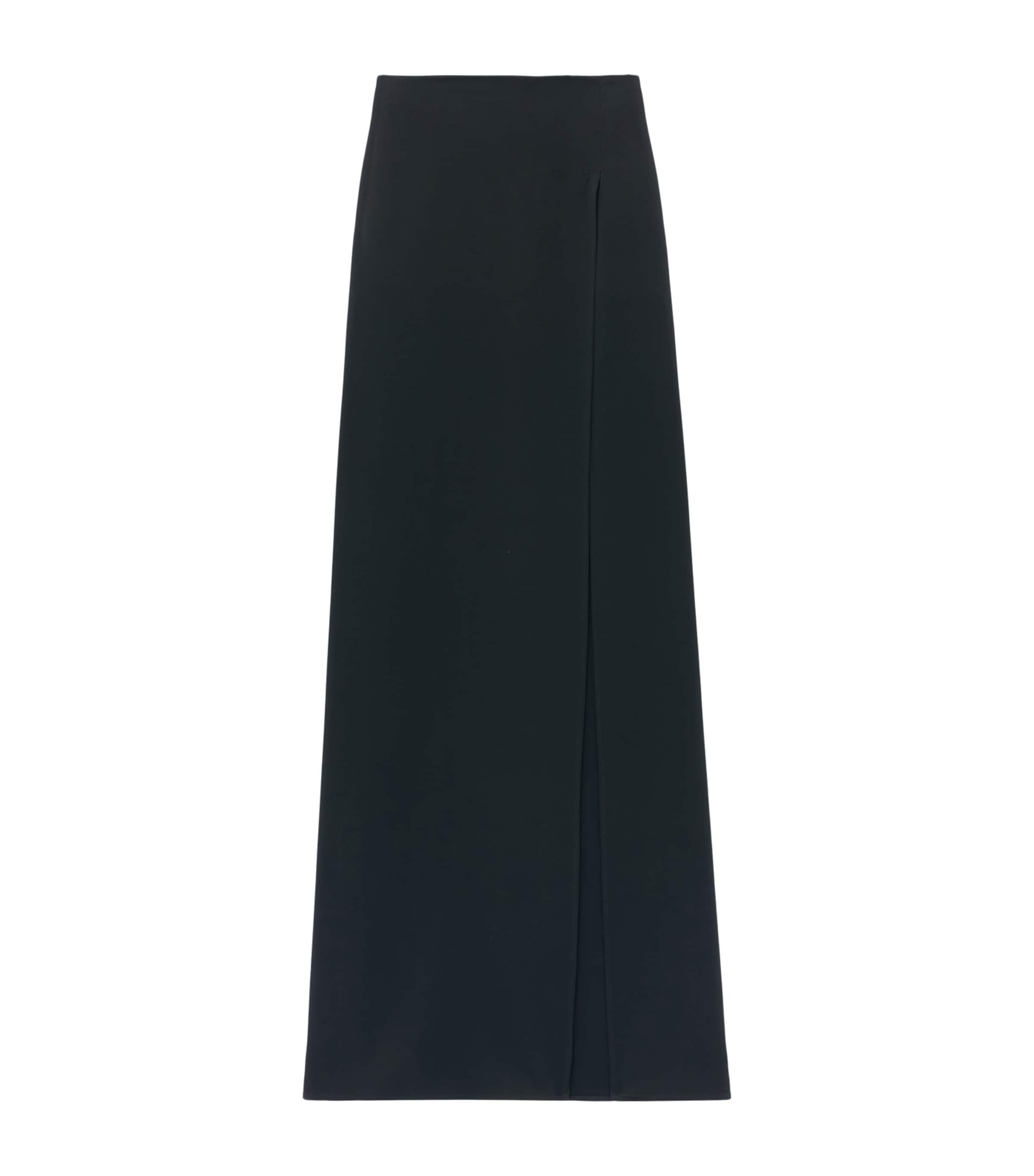 McQueen Womens Thigh-High Split Maxi Skirt
