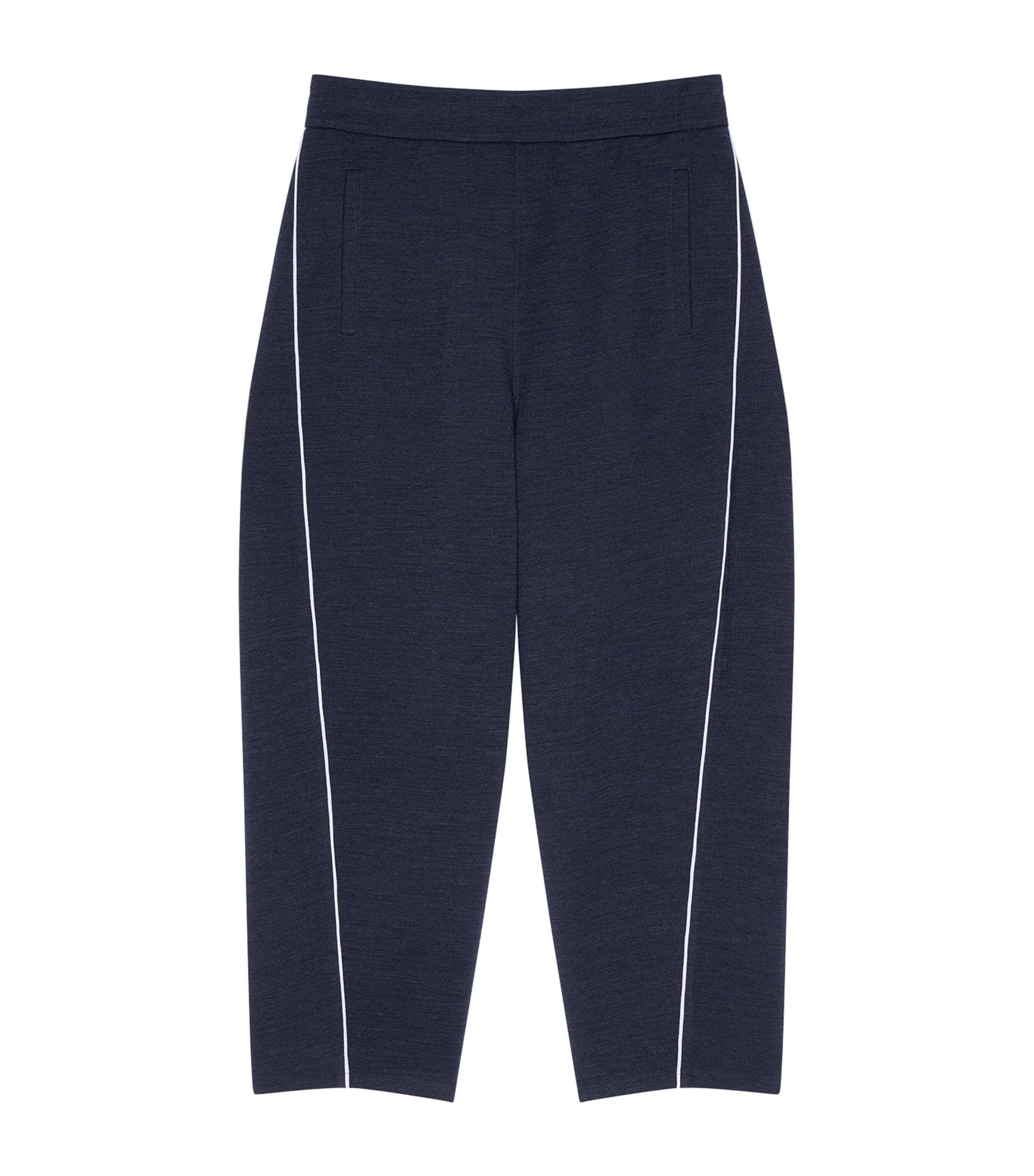 Givenchy Mens Wool-Blend Sweatpants Dark Navy