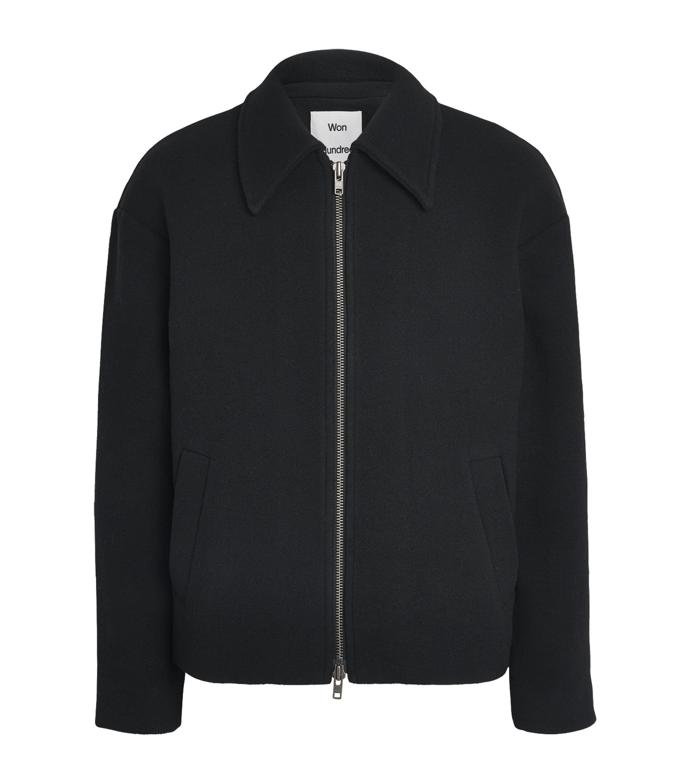 Won Hundred Mens Wool-Blend Sebastian Jacket Black
