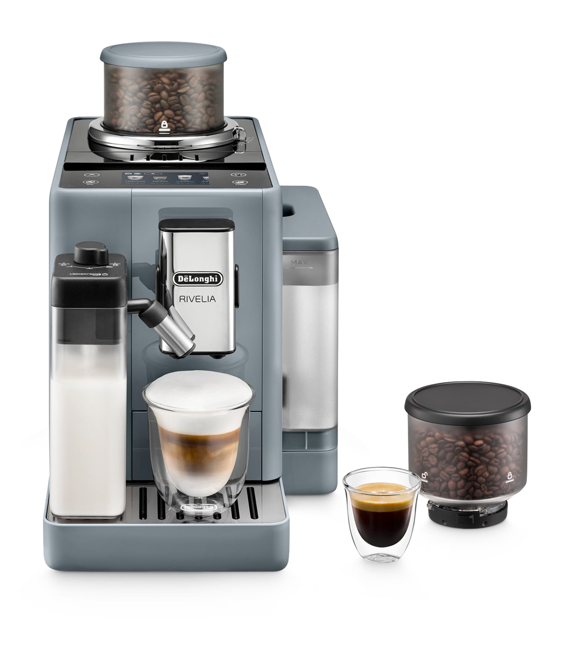 De'Longhi Rivelia Coffee Machine Grey
