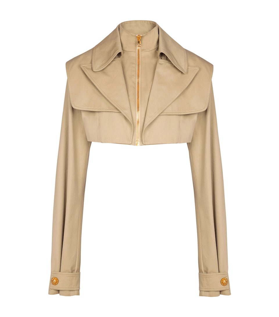 Cotton Cropped Jacket