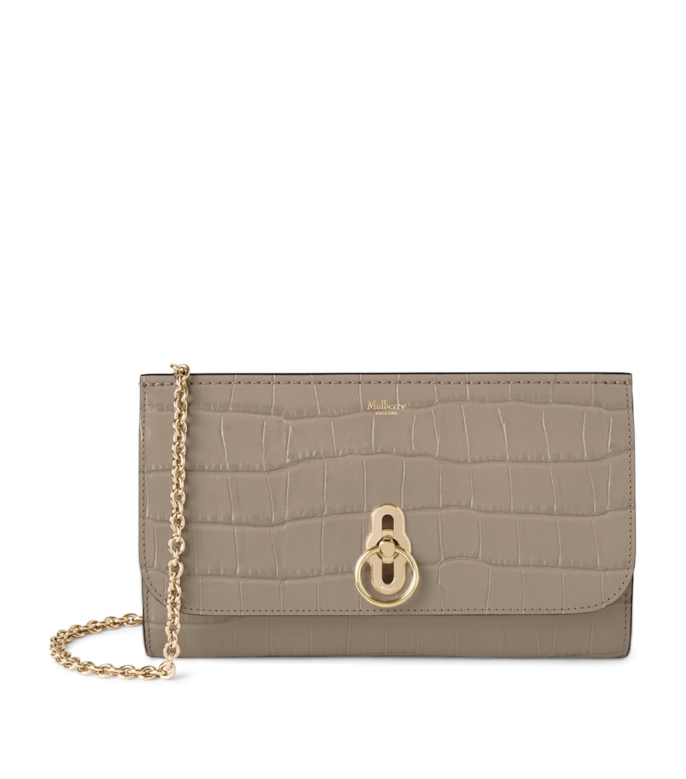 Small Leather Amberly Clutch Bag