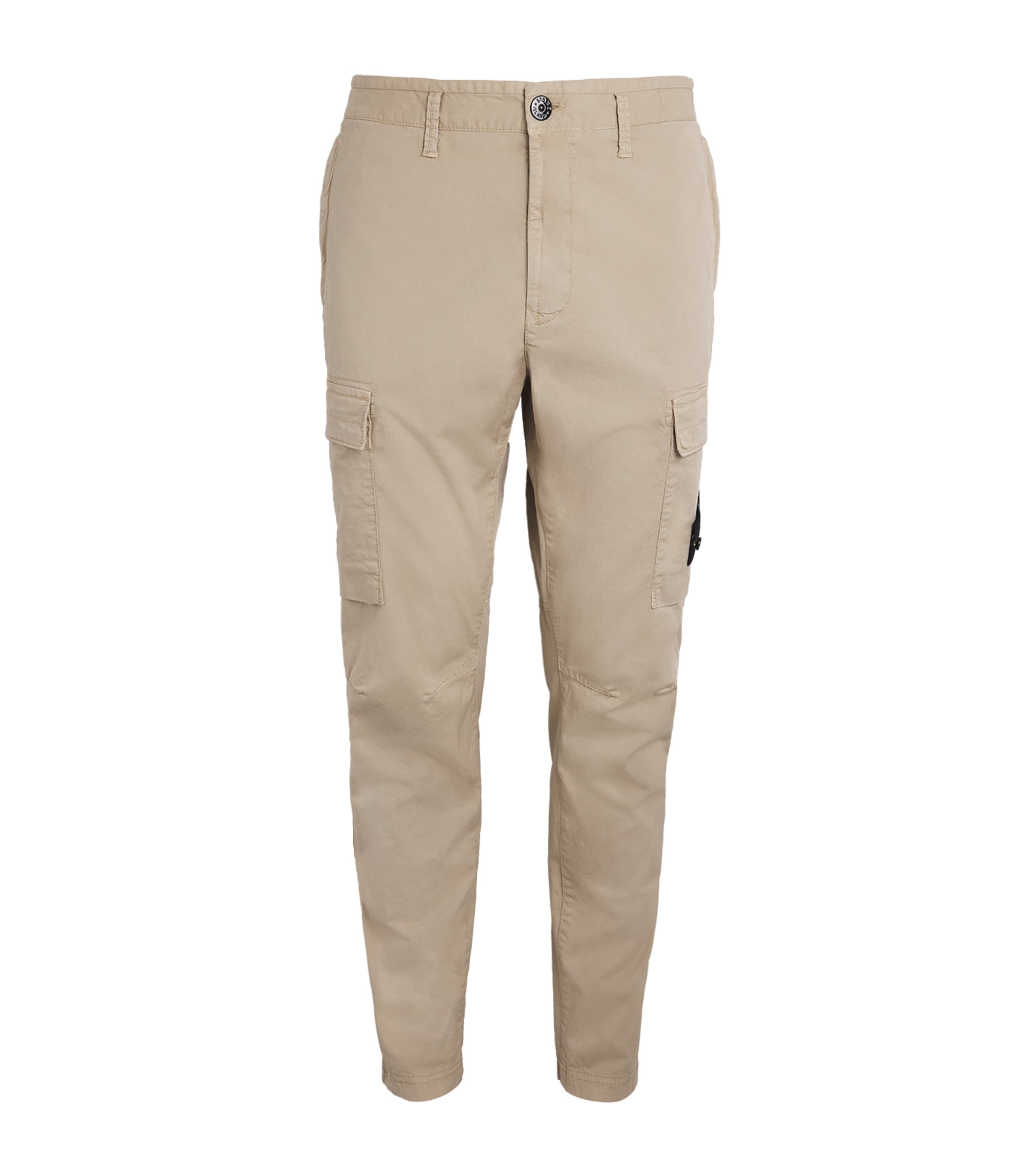 Stretch-Cotton Cargo Trousers