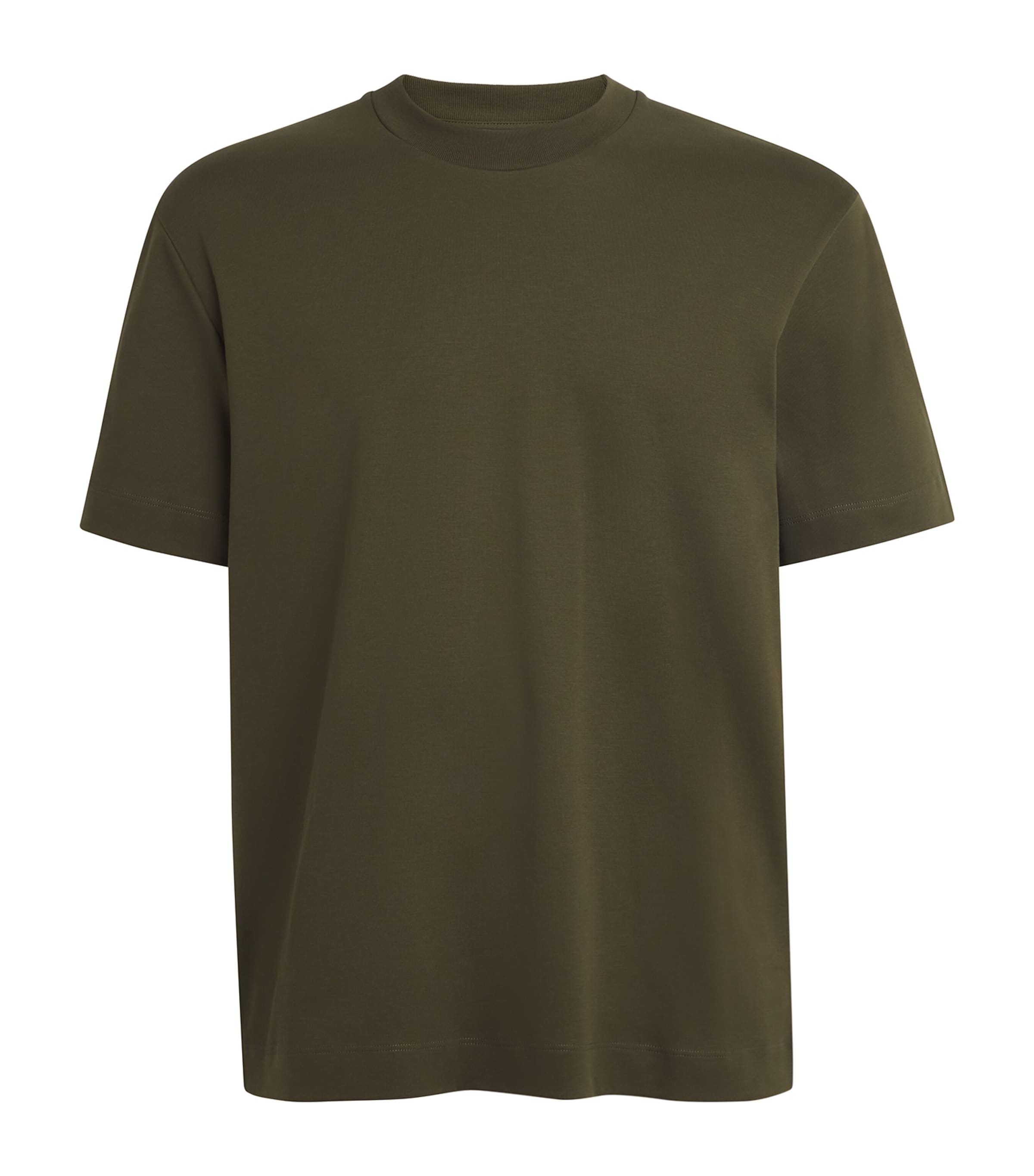 Sunspel Mens Supima Cotton Heavyweight T-Shirt Loden Green