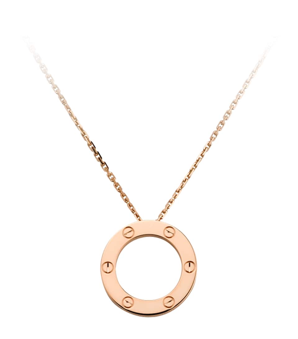 Cartier Rose Gold LOVE Necklace Rose Gold