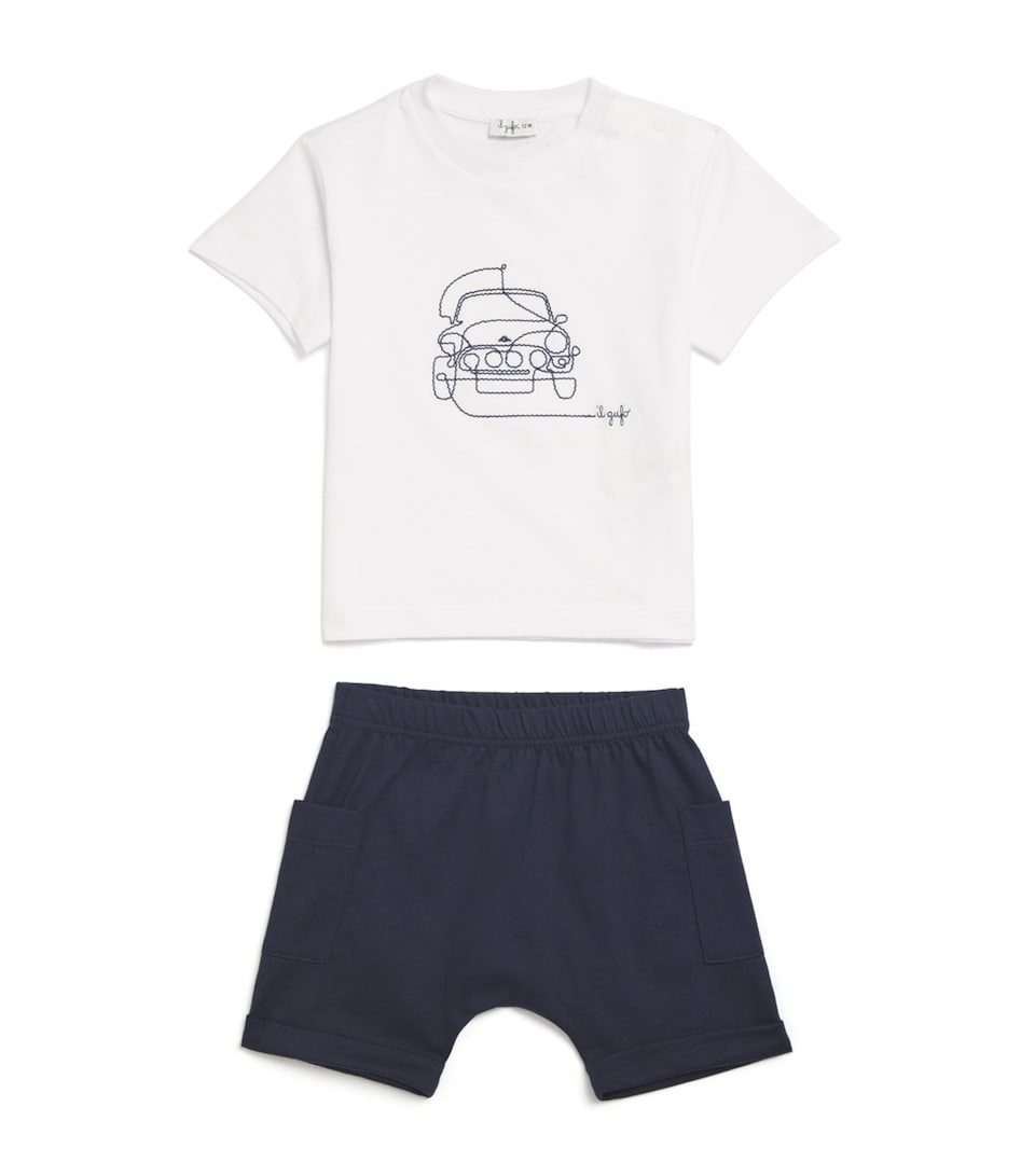 Cotton Car T-Shirt and Shorts Set (6-36 Months)