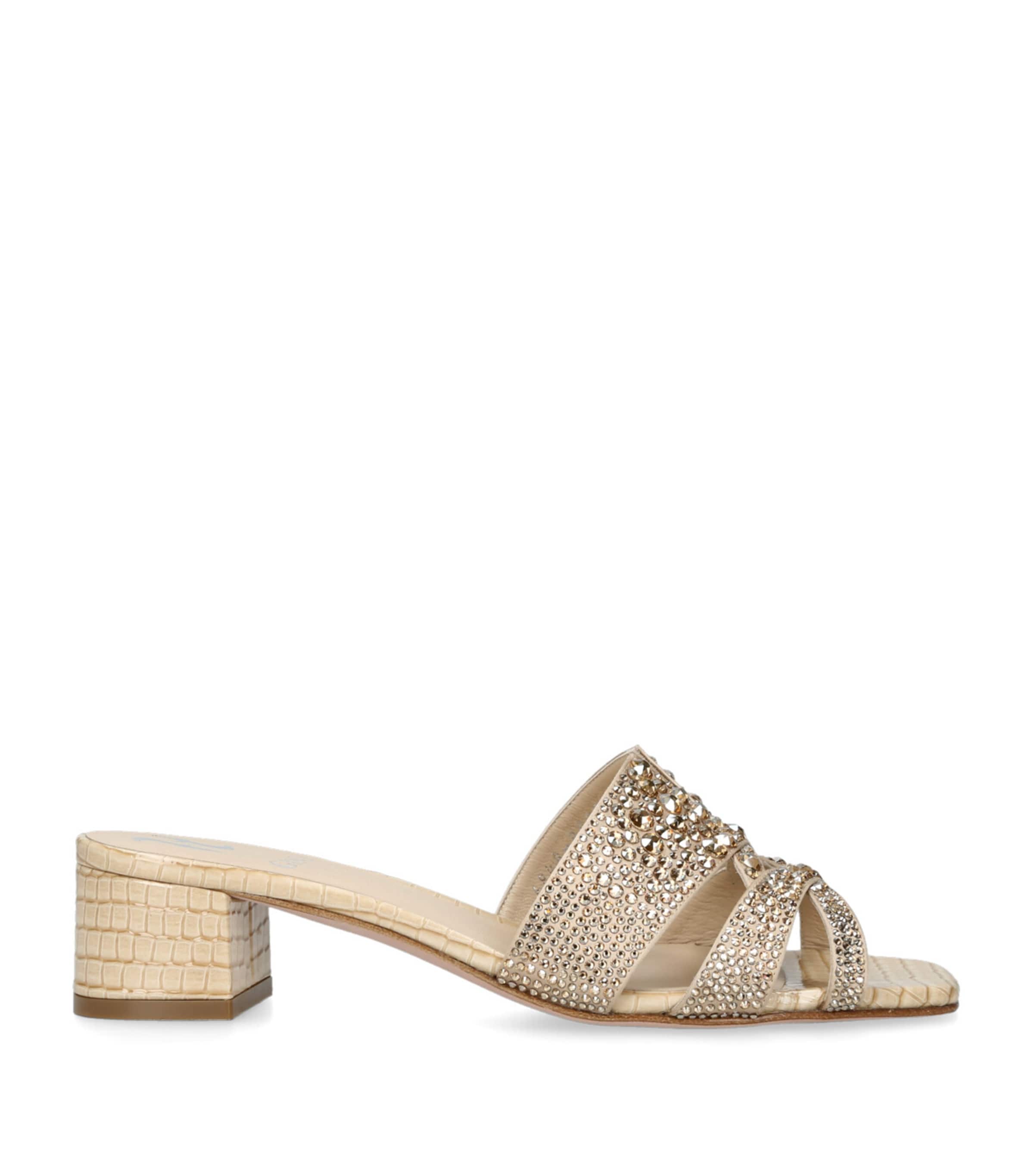 Olympia Heeled Mules 35