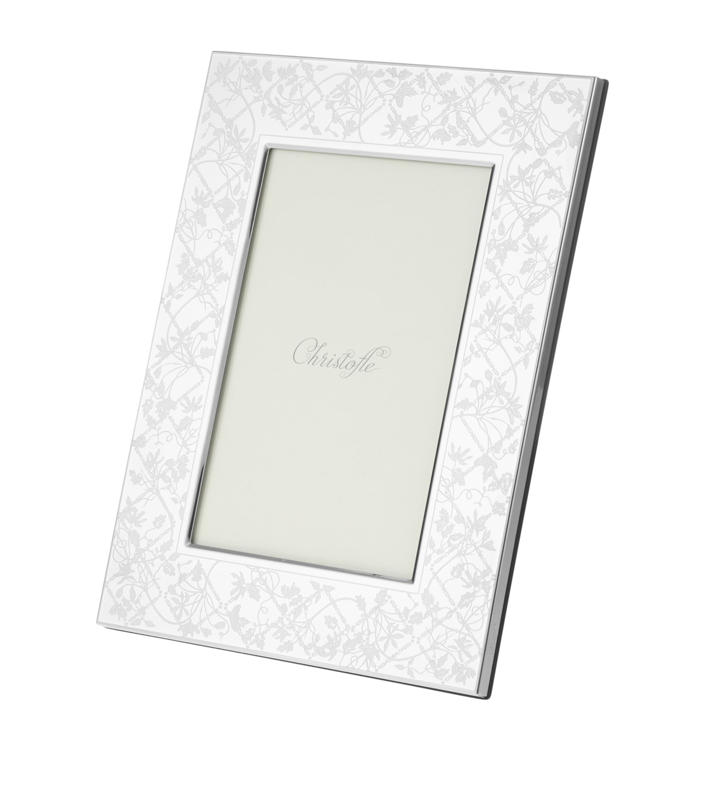 Christofle Stainless Steel Les Fables Frame (10cm x 15cm) Silver