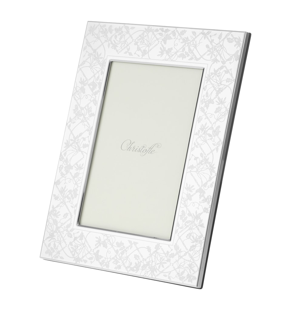 Christofle Stainless Steel Les Fables Frame (10cm x 15cm) Silver