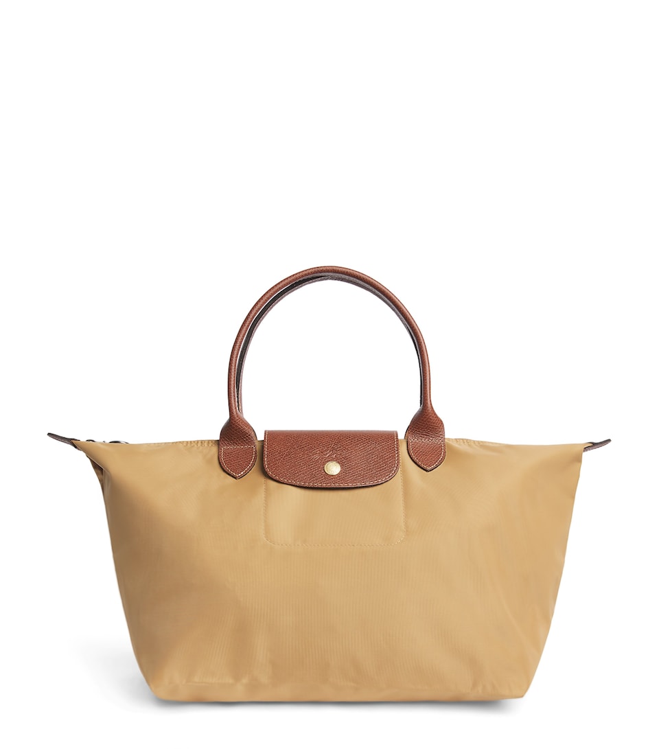 Longchamp Medium Le Pliage Original Handbag Chamois