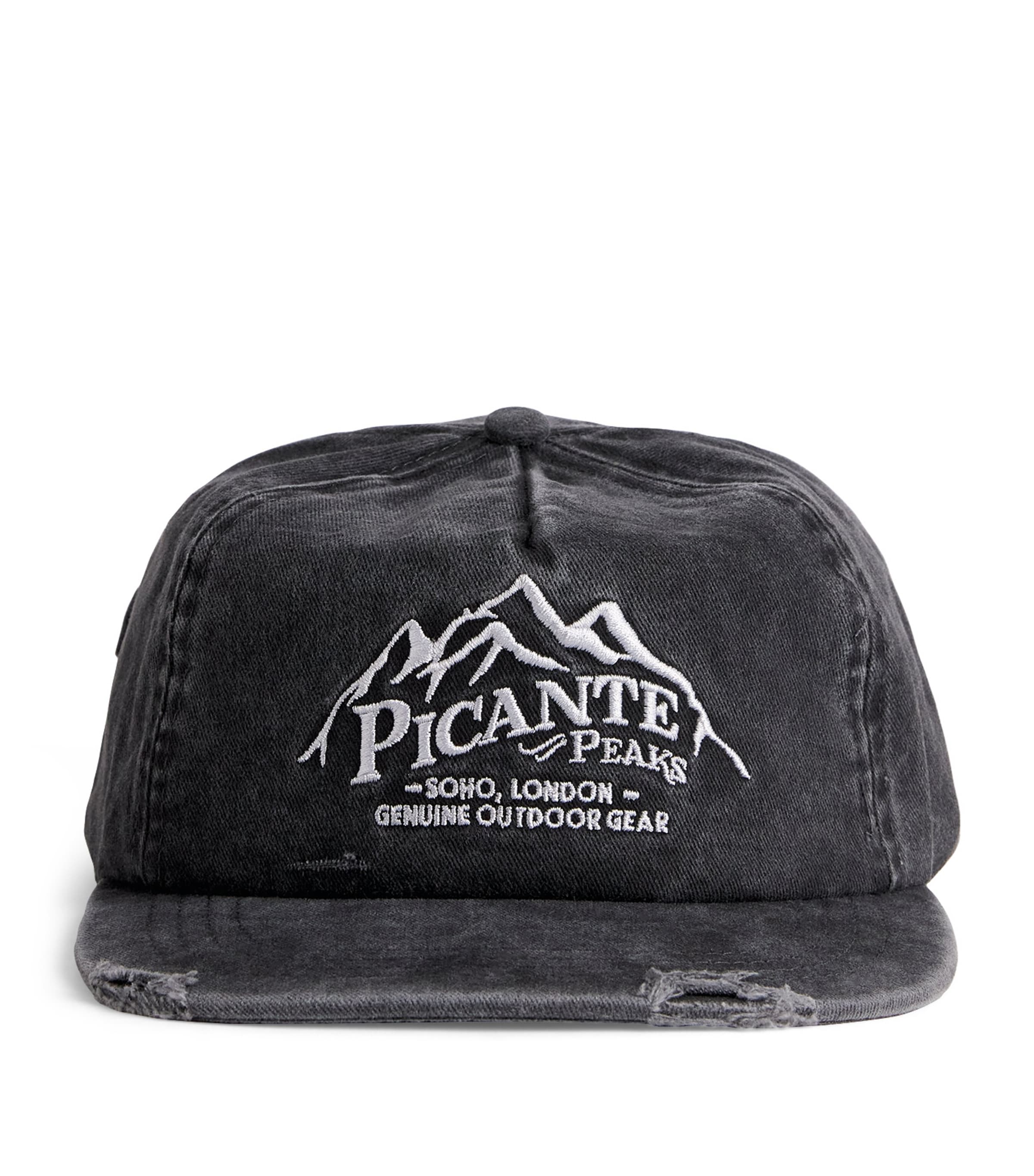 Picante Peaks Crew Cap Washed Black