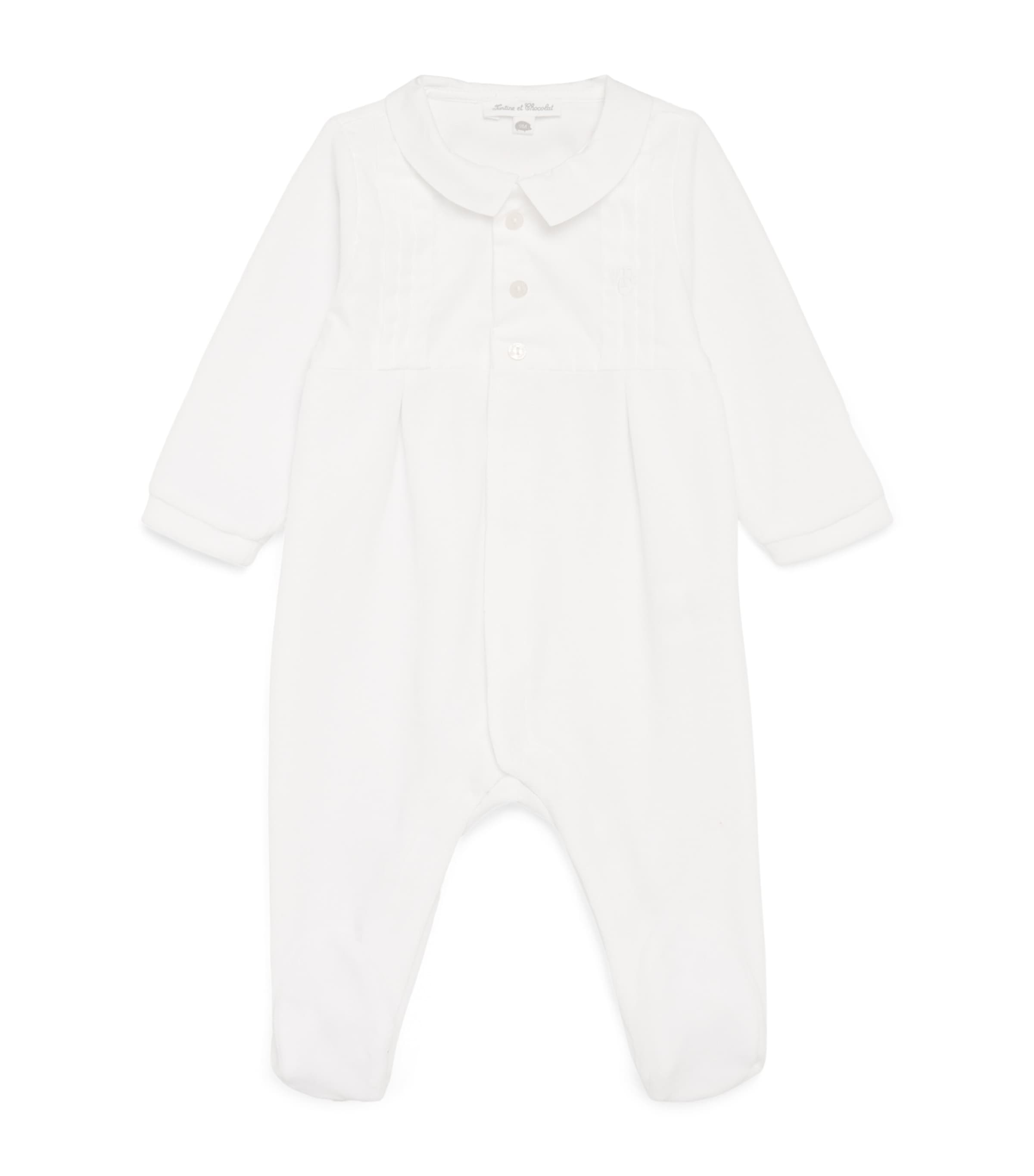 Tartine et Chocolat Cotton-Blend Velvet All-In-One (0-24 Months)