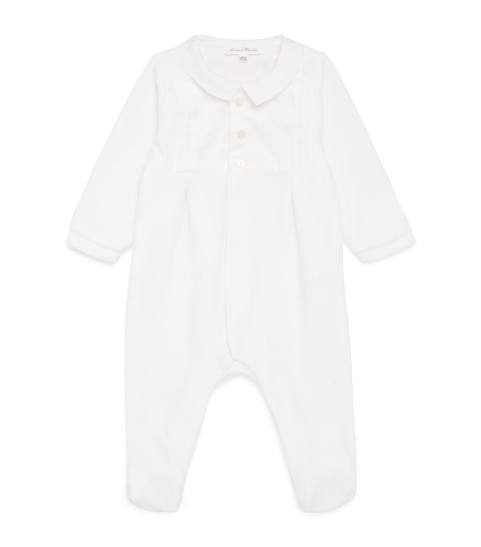 Tartine et Chocolat Cotton-Blend Velvet All-In-One (0-24 Months)