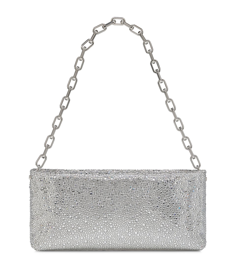 Christian Louboutin Maykimay Chain Pouch Suede Clutch Bag