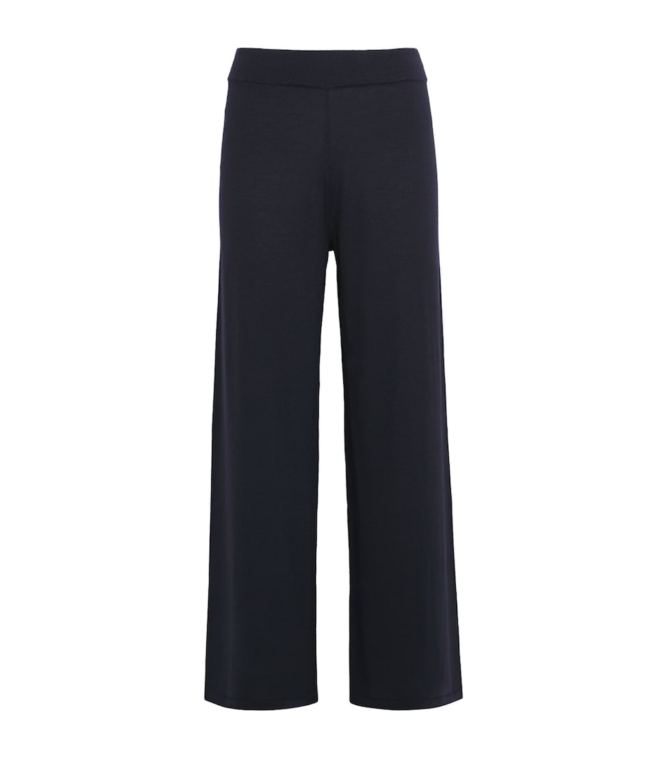 Merino Wool Wide-Leg Trousers