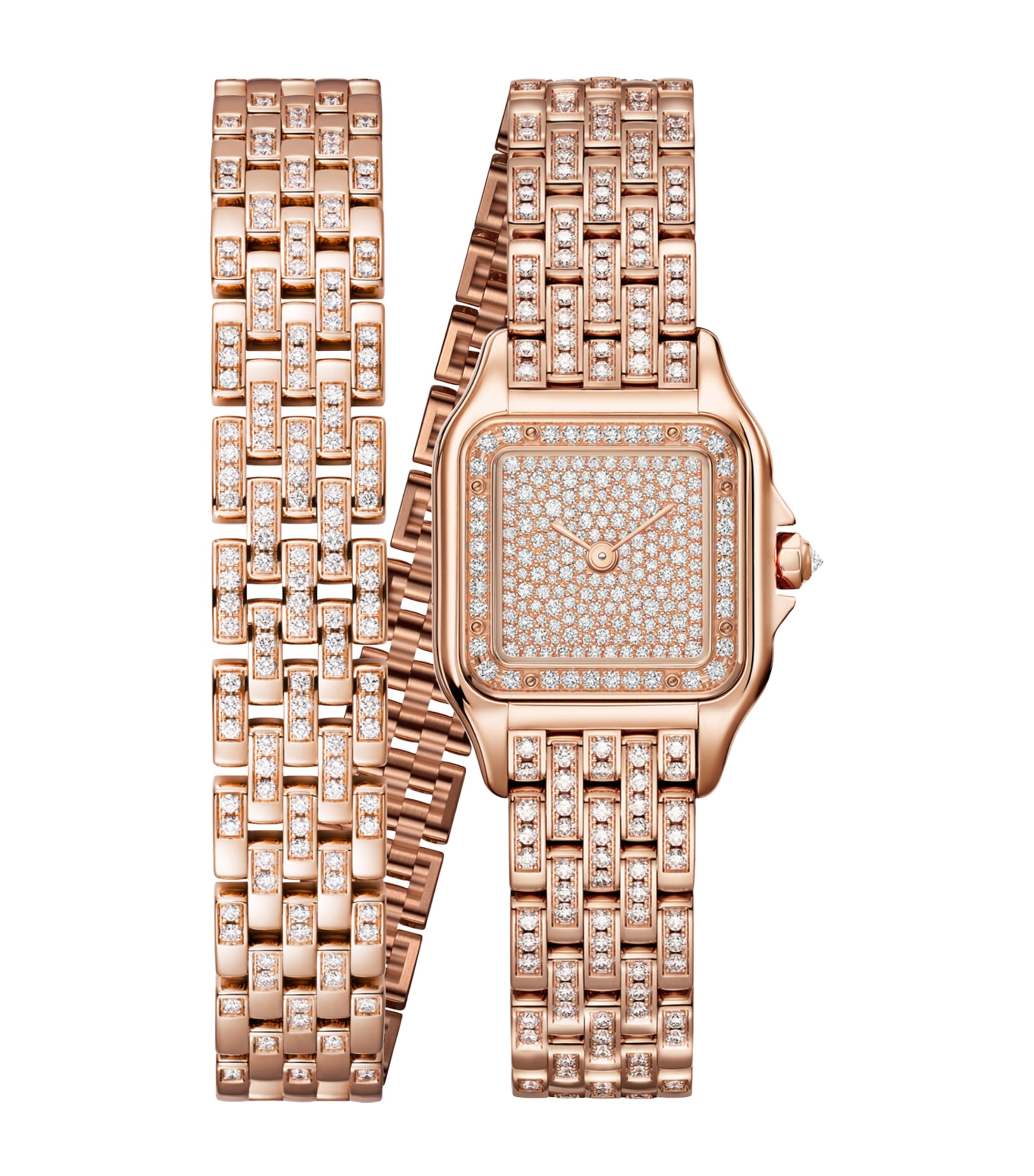 Rose Gold and Diamond Panthère de Cartier Watch 22mm