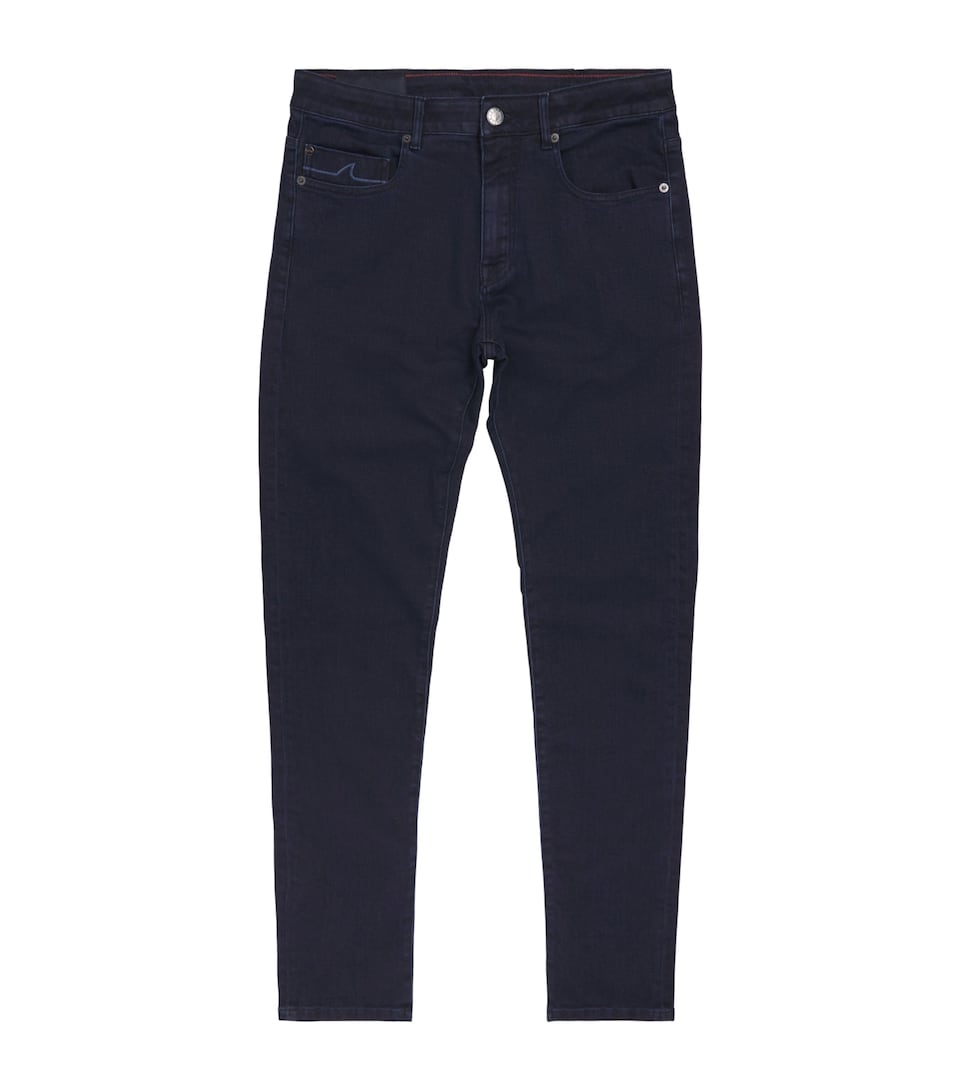 Paul & Shark Mens Overdyed Straight Jeans Blu Scuro Jeans