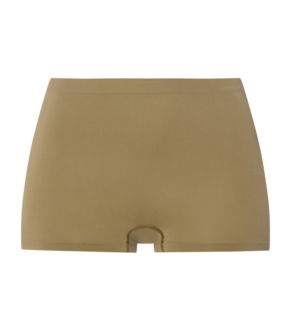 Hanro Womens Touch Feeling Boy Shorts Covert Green