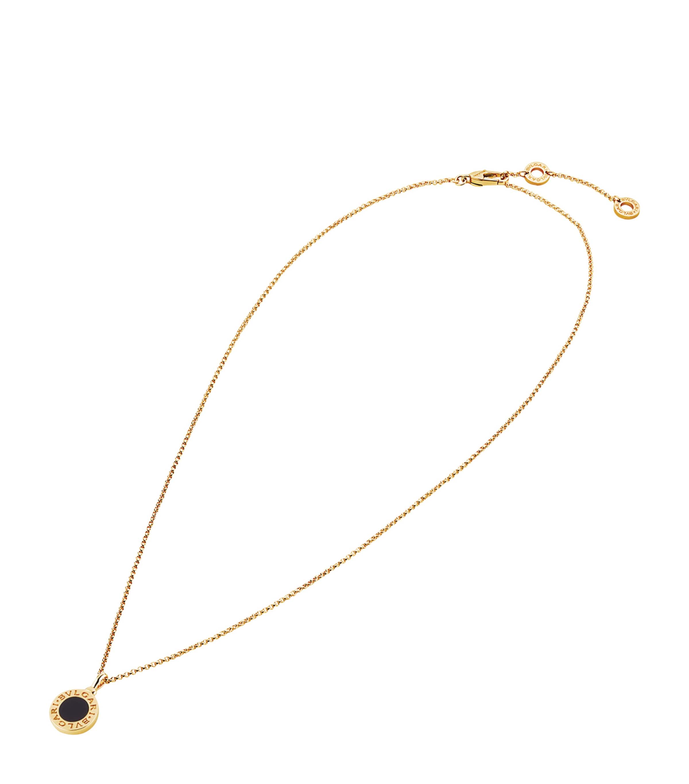Yellow Gold and Onyx BVLGARI BVLGARI Necklace