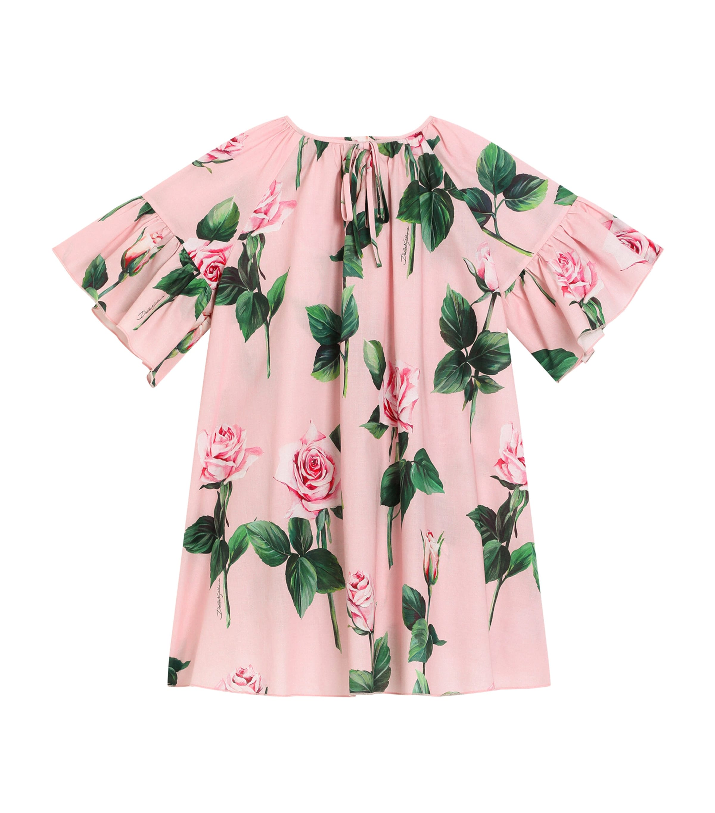 Cotton Rose Print Dress (8-12+ Years)