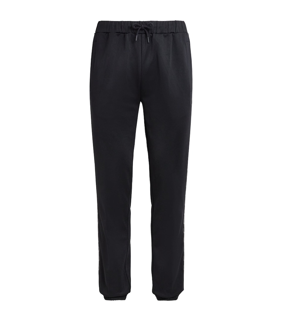 Fred Perry Mens Contrast Tape Wreath Sweatpants Black