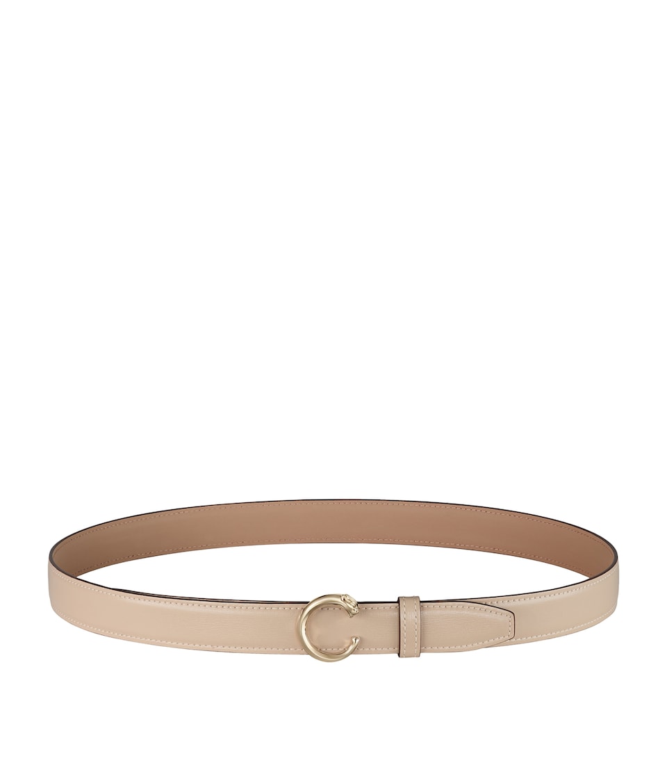 Large Leather Panthère de Cartier Belt