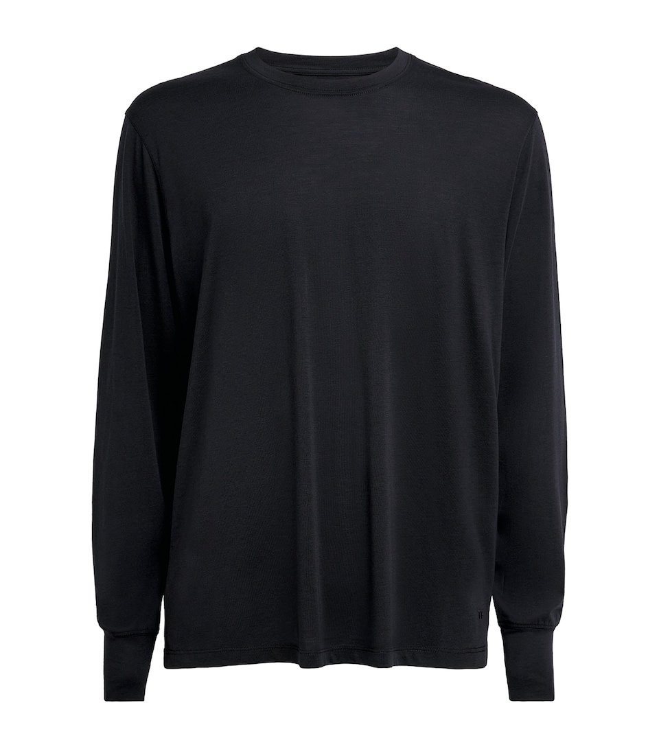 TOM FORD Mens Lyocell-Cotton Long-Sleeve T-Shirt Naa