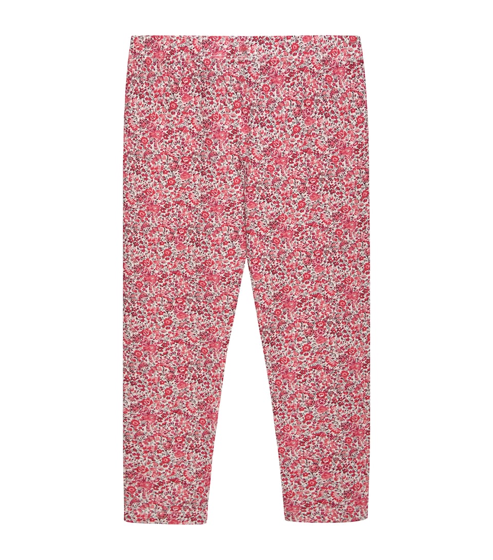 Trotters Liberty Print Emma Georgina Leggings (2-5 Years) Raspberry