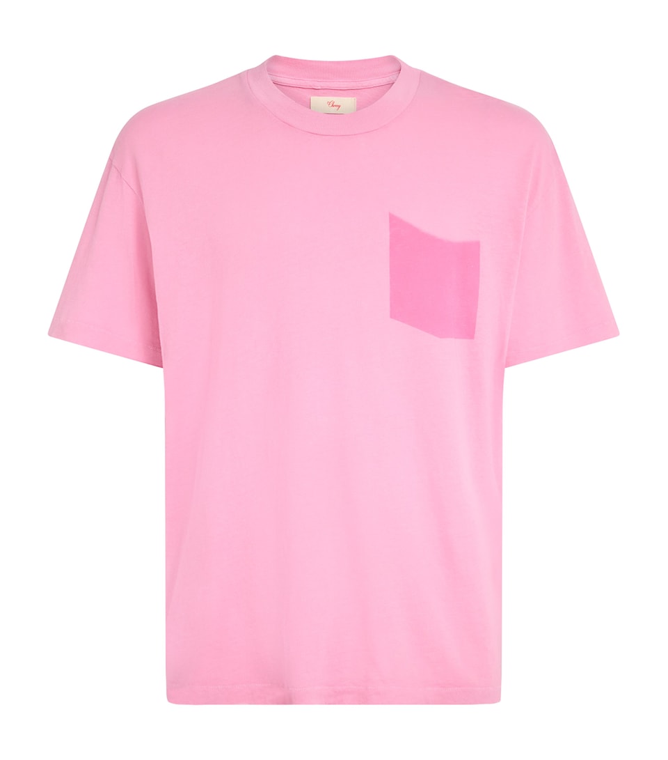Cherry Los Angeles Mens Cotton Country Classic T-Shirt Fuschia