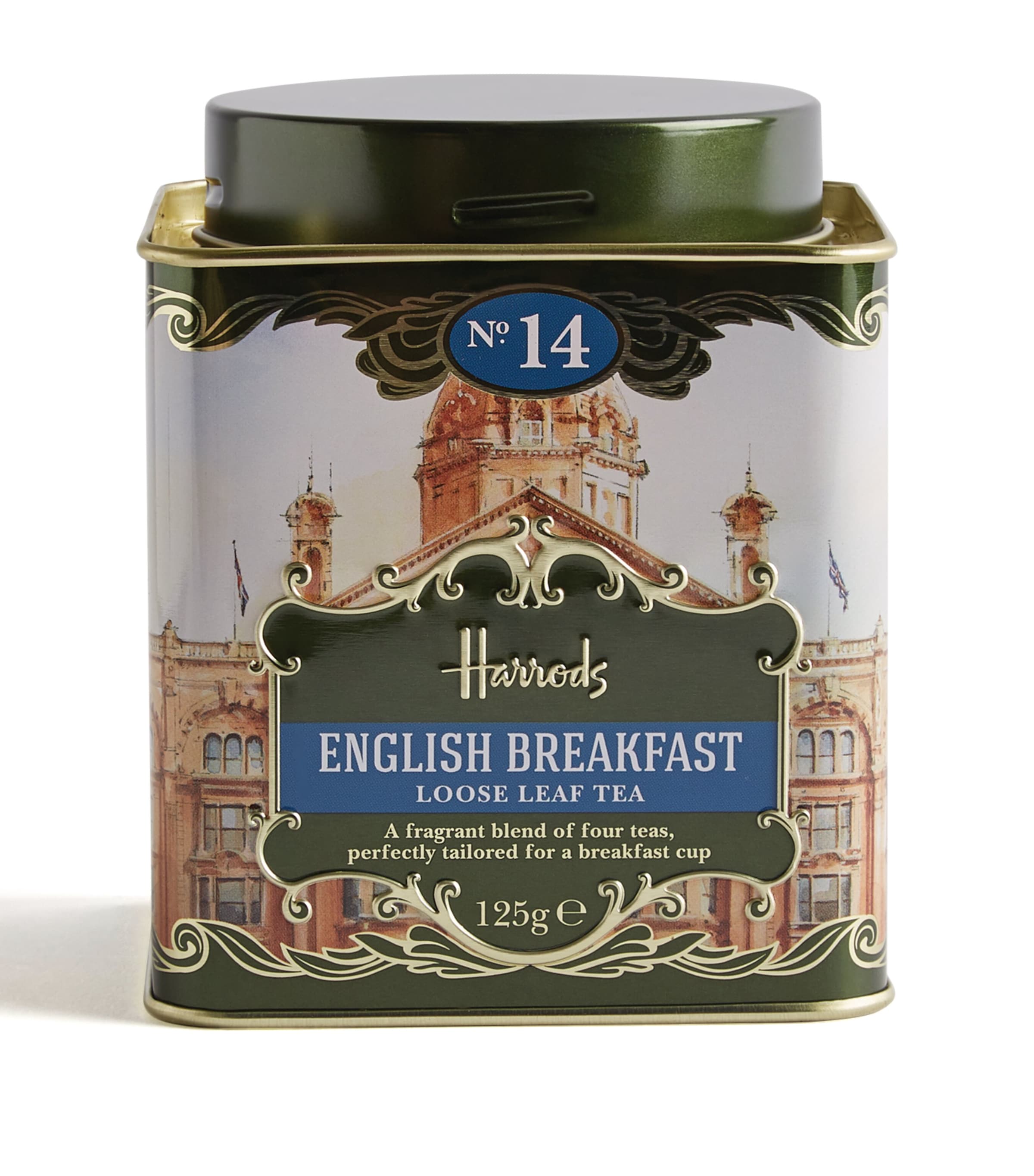 茶 Harrods Tea Harrods No. 86 Ginger Flavoured Black Loose Leaf Tea (125g
