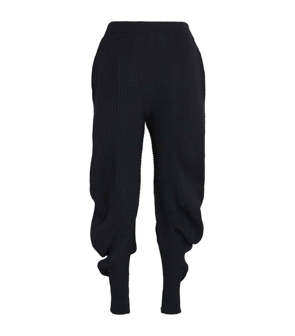 Issey Miyake Womens Found Stone Trousers Black