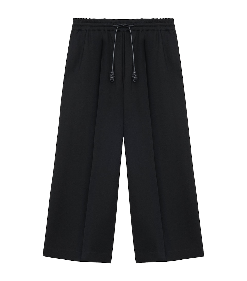 Cropped Wide-Leg Trousers