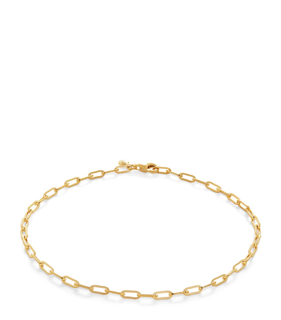 Gold Vermeil Paperclip Chain Bracelet