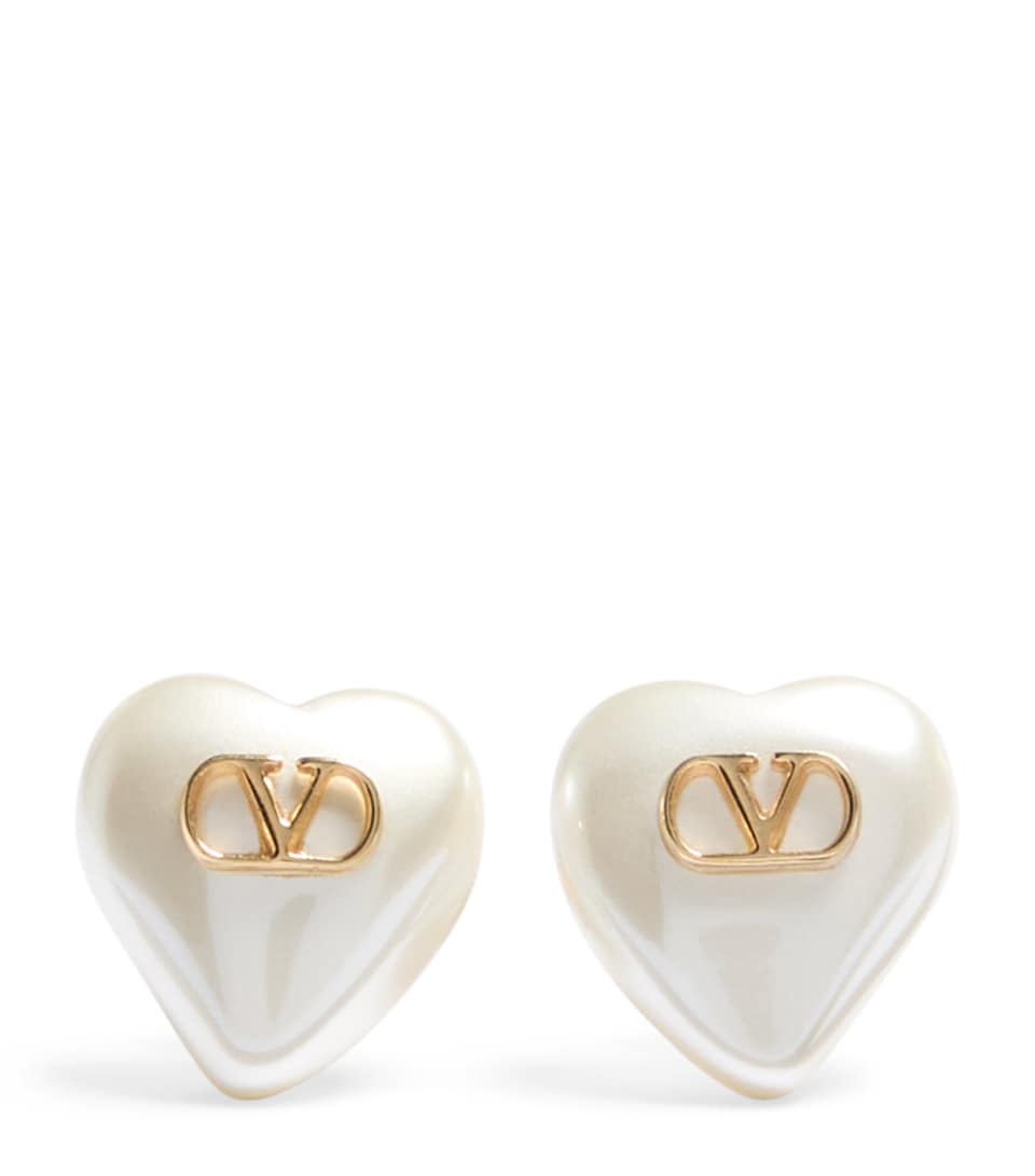 VLogo Heart Earrings