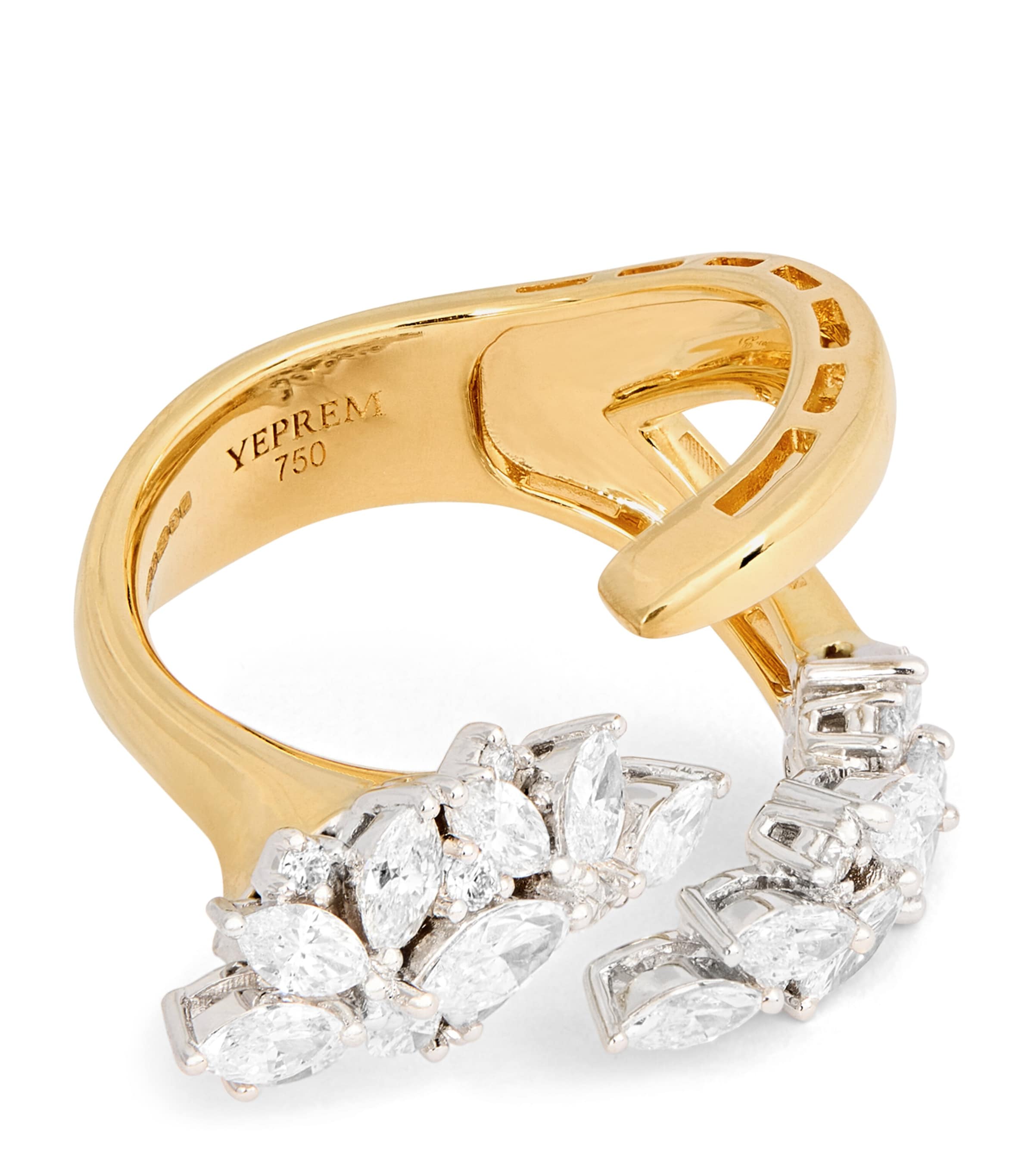 Yellow Gold and Diamond Reign Supreme Ring