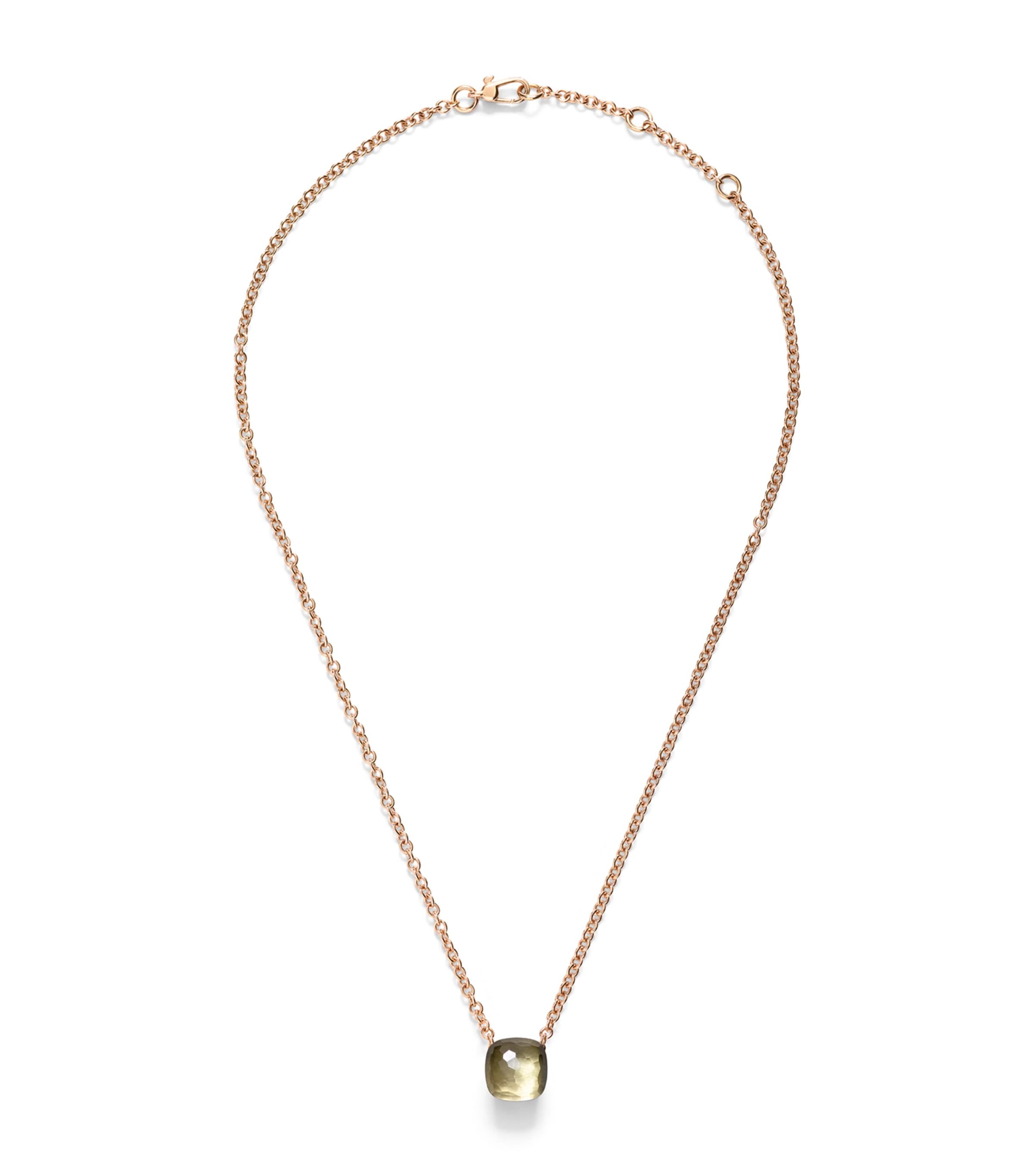 Pomellato Rose Gold Nudo Necklace