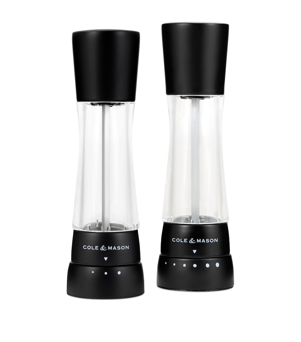 Cole & Mason Derwent Salt and Pepper Mills Set Black