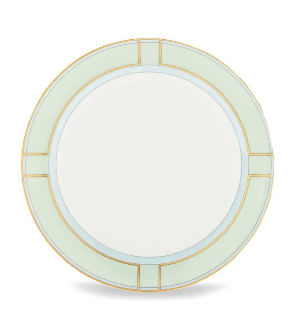 GINORI 1735 Porcelain Colonna Diva Verde Side Plate (24cm)
