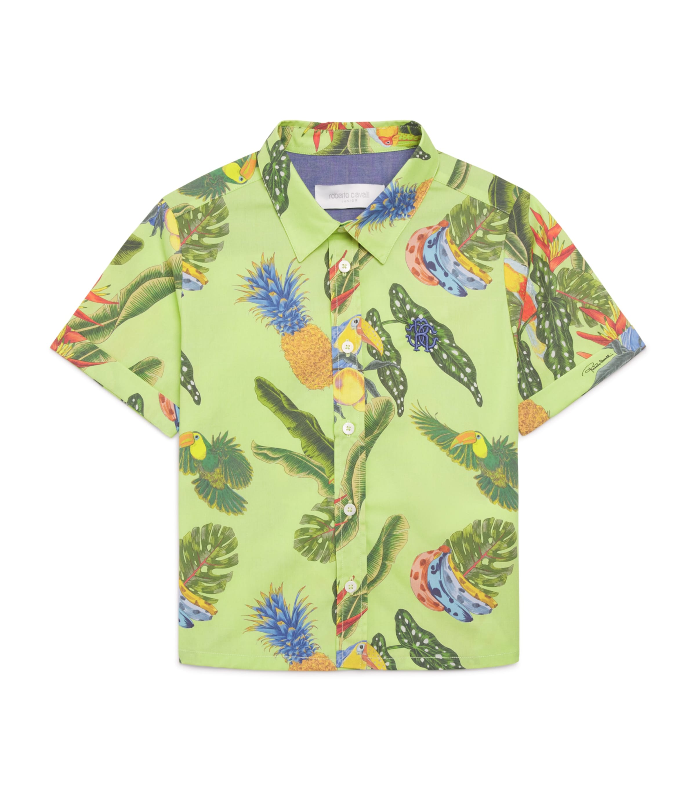 Tropical Print Shirt (4-14 Years)