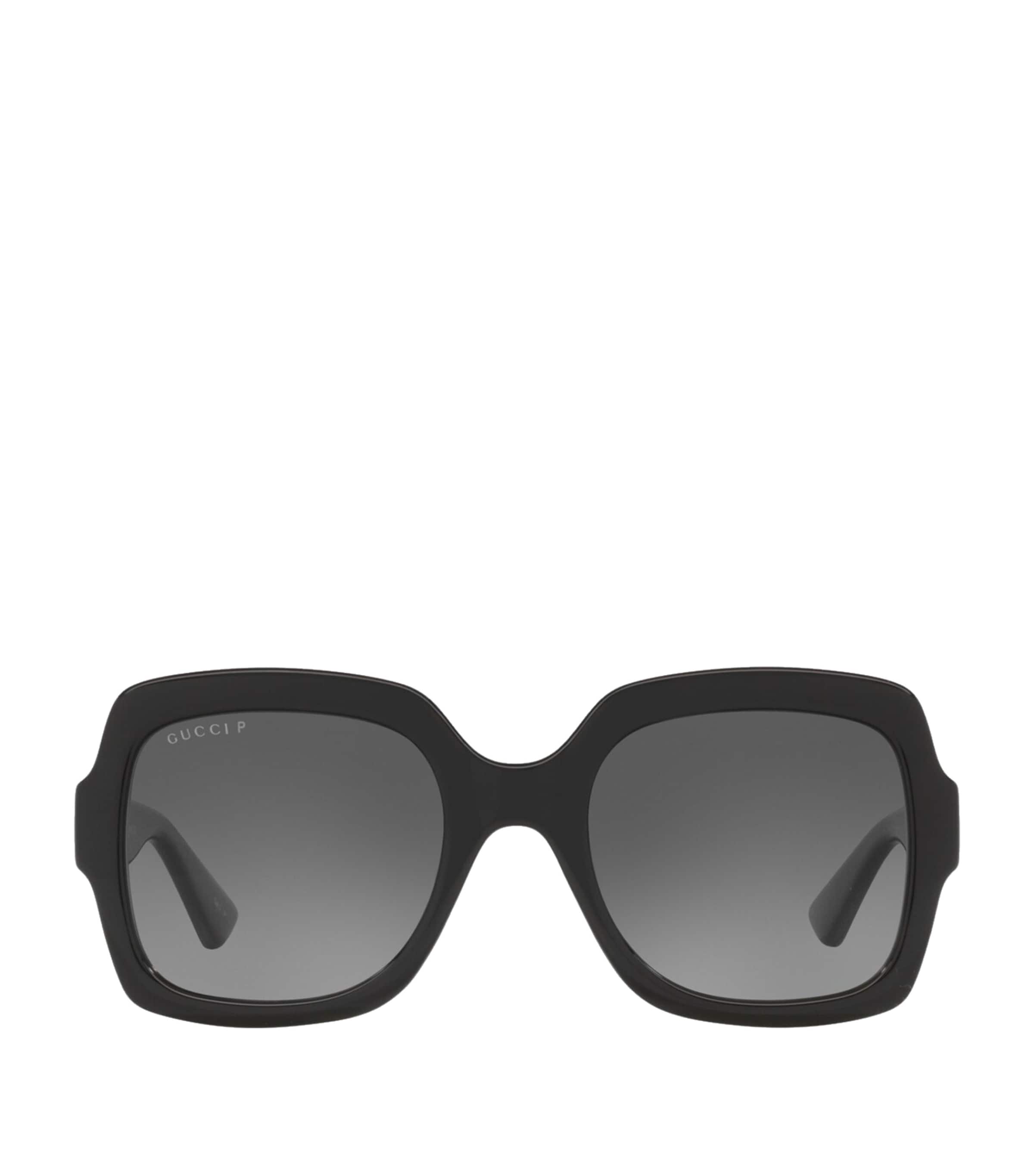 Gucci Rectangle Sunglasses with Chain | Harrods US